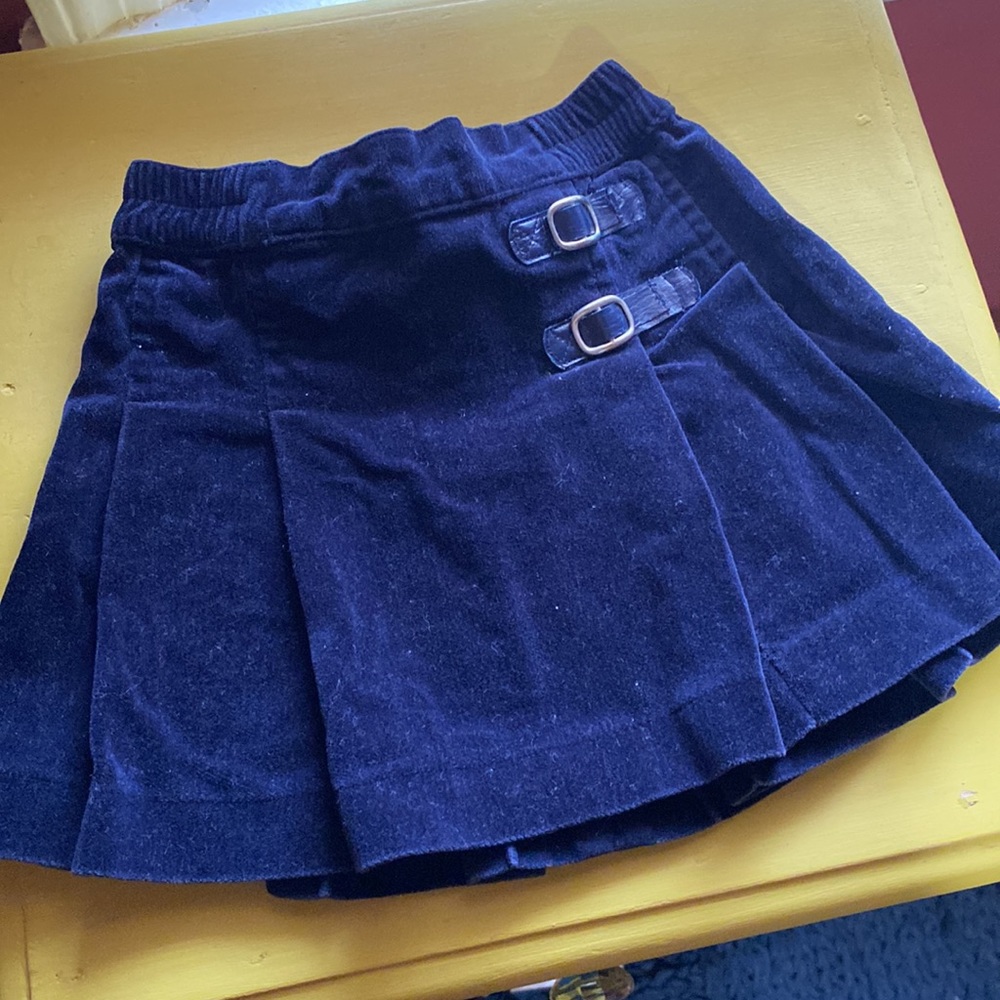 BABY GAP MATCHING SKIRT AND VELOUR TOP